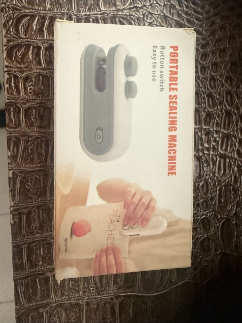 Portable Sealing Machine - White and Light Gray new